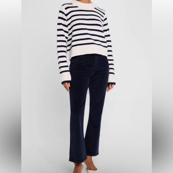 LA LIGNE Reece Meredith Blue Trouser Corduroy Pant 23 - Picture 2 of 9